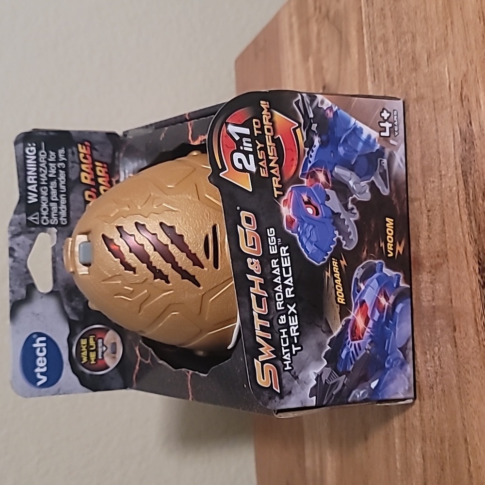 Switch & Go, Hatch n Roaaar egg.  T-Rex RACER